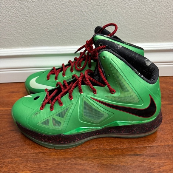 Nike LeBron X Cutting Jade Size 11.5 - Picture 1 of 10